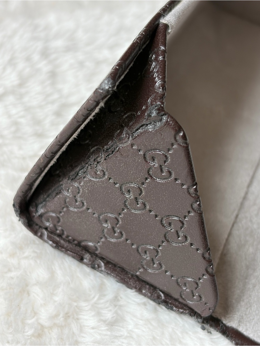 Authentic Gucci foldable leather eyeglass case - Picture 8 of 16
